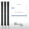 WINN EXCEL WRAP OVERSIZE Golf Grip | Extremely Cushioned & Ultra Comfortable, Ultra-Tacky Feel & Shock Absorption, 65% More Shock Absorbing Than Rubber, Hailed by Arthritic & Hand Fatigue Sufferers, Good for Dry Weather Play view 4