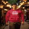 TV Store Christmas Vacation Merry Christmas Shitter Was Full Griswolds Red HOODIE Sweatshirt (Large) view 2