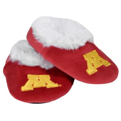 FOCO Minnesota Logo Baby Bootie Slipper Small
