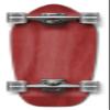 Yocaher New Complete Longboard- Mini Cruiser- Banana Cruiser 27" X 8", Red view 1
