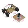 Extreme Max 5800.0203 Power Wheels Drivable Snowmobile Dollies - Wide, Gold view 2