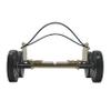 Extreme Max 5800.0203 Power Wheels Drivable Snowmobile Dollies - Wide, Gold view 4