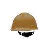MSA 475365 V-Gard Cap Style Safety Hard Hat With Fas-Trac III Ratchet Suspension | Polyethylene Shell, Superior Impact Protection, Self Adjusting Crown Straps - Standard Size in Gold view 1