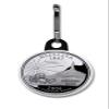 NEBRASKA State Quarter Mint Image 1 inch Zipper Pull Charm view 1