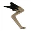 MotoBrackets Standard 4" Adjustable Silver Brake Lever Replacement for Yamaha 2005-2009 YZF R6, 2004-2009 YZF R1 view 1