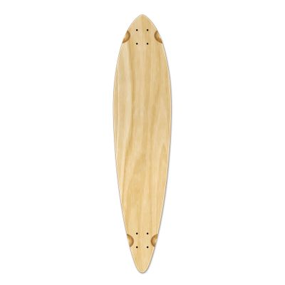 Yocaher Blank Natural Pintail Longboard Deck 40"x 9" Maple Deck 9-Ply for All Level Riders Long Board Deck Only