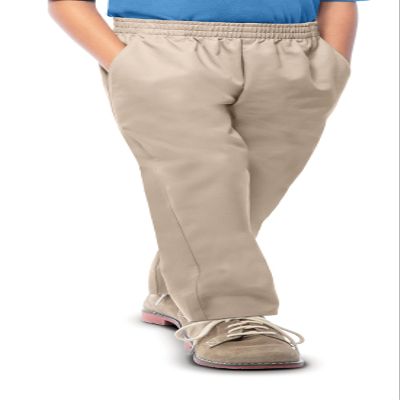 Classroom School Uniforms boys Pull-on pants, Khaki, 20 Husky