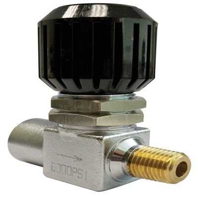 High Pressure Panel Mount Line Valve Scuba Breathing Air 6000 PSI