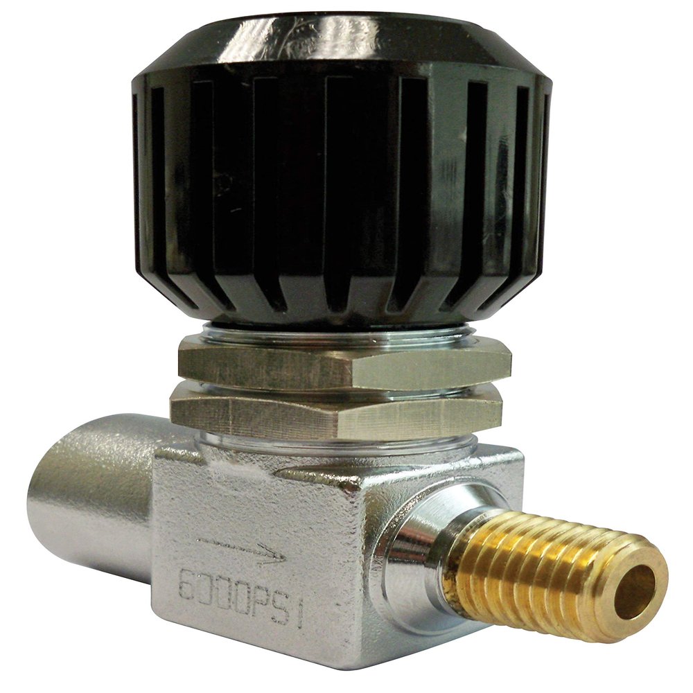 High Pressure Panel Mount Line Valve Scuba Breathing Air 6000 PSI