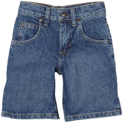 Lee Little Boys' Core Loose Fit Short, Mid Blues, 7 Regular