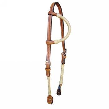 1 Ear Headstall with Rawhide Accent
