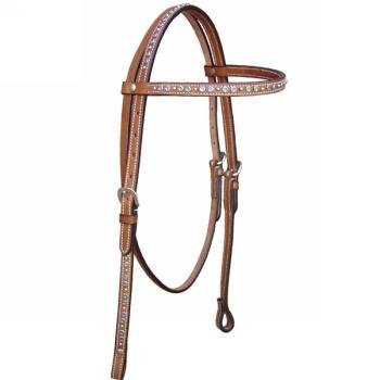 Browband Crystals w/Stainless Steel Spots