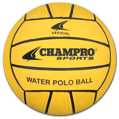 Champro Women's Water Polo Ball (Black/Yellow, Official)