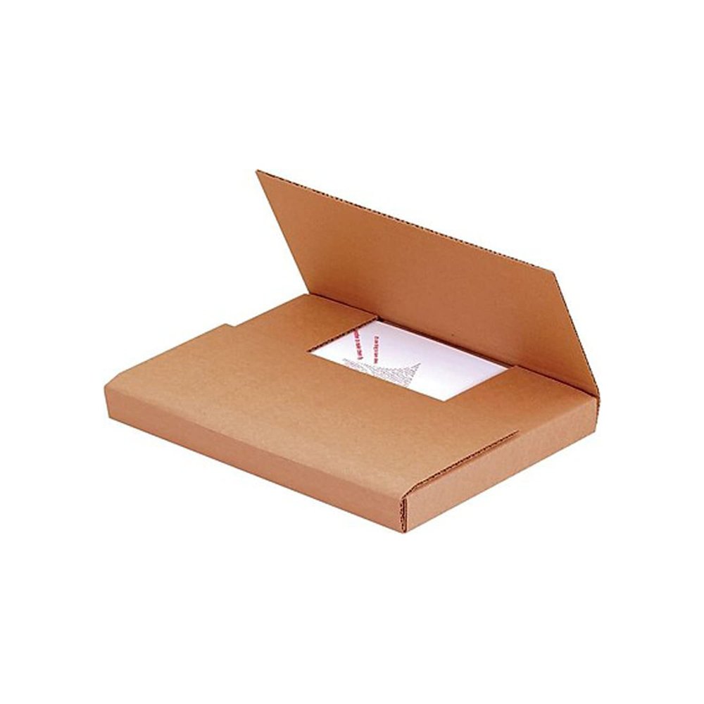 12 1/8 x 9 1/8 x 2" Kraft Easy-Fold Mailers
