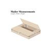12 1/8 x 9 1/8 x 2" Kraft Easy-Fold Mailers view 2