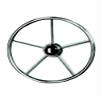 uflex SS Steering Wheel, 15.5" Diameter, 25 Dish view 1