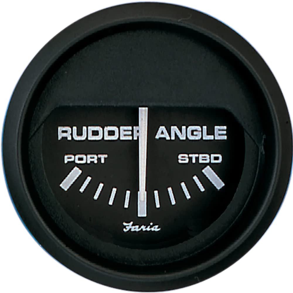 Faria Beede Instruments Faria 12833 Euro Rudder Angle Indicator Gauge - 2"