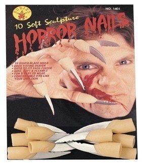 Rubie's Costume Co Rubber Horror Bladenails Costume, Silver, Silver