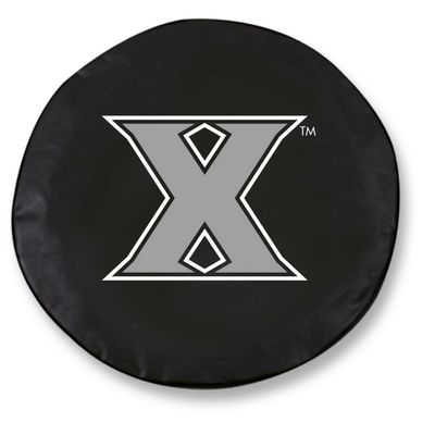 Xavier Tire Cover - Size F - (29"x8") on Black Vinyl