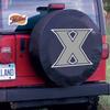 Xavier Tire Cover - Size F - (29"x8") on Black Vinyl view 2