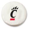 University of Cincinnati Tire Cover - Size M - (25.5"x8") on Black Vinyl view 1