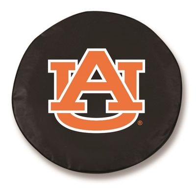 Auburn University Tire Cover - Size H2 - (35"x12.5") on Black Vinyl
