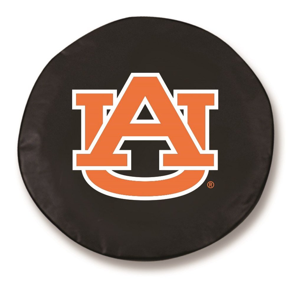 Auburn University Tire Cover - Size C - (31.25"x12") on Black Vinyl