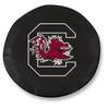 University of South Carolina Tire Cover - Size H1 - (37"x12.5") on Black Vinyl view 1