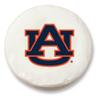 Auburn University Tire Cover - Size M - (25.5"x8") on Black Vinyl view 1