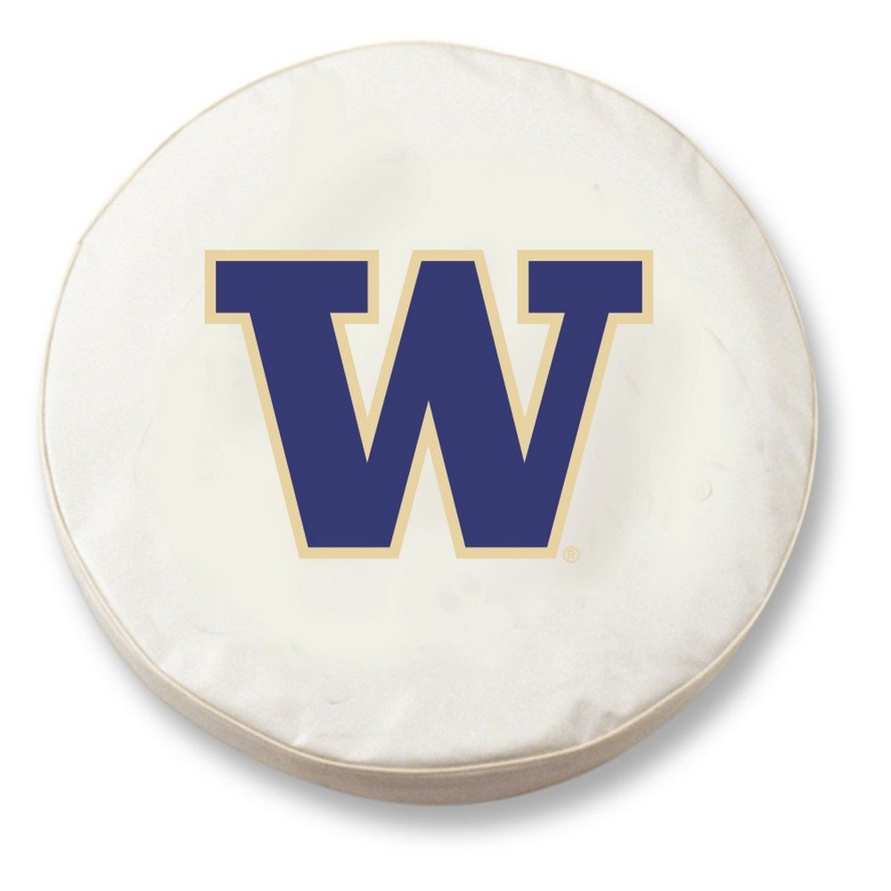 University of Washington Tire Cover - Size Small - (28.5"x8") on White Vinyl