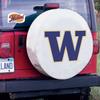 University of Washington Tire Cover - Size Large - (31.25x11) on White Vinyl view 2