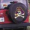 East Carolina University Tire Cover - Size N - (24"x8") on Black Vinyl view 2
