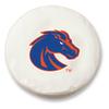 Boise State University Tire Cover - Size H1 - (37"x12.5") on White Vinyl view 1