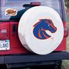 Boise State University Tire Cover - Size H1 - (37"x12.5") on White Vinyl view 2