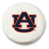 Auburn University Tire Cover - Size A (34"x8") on Black Vinyl view 1