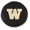 University of Washington Tire Cover - Size O - (21.5"x8") on Black Vinyl view 1