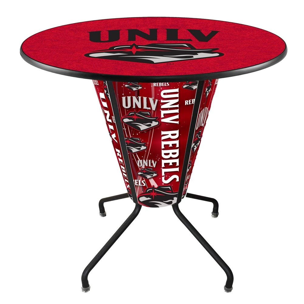 Holland Bar Stool Co. 42 in. University of Nevada Las Vegas Pub Table in Black
