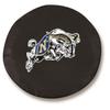 US Naval Academy Tire Cover - Size E - (29.75"x8") on Black Vinyl view 1