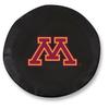 University of Minnesota Tire Cover - Size D10 - (30.75"x10") on Black Vinyl view 1