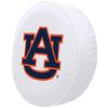 Auburn University Tire Cover - Size O - (21.5"x8") on White Vinyl view 2