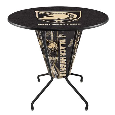 Holland Bar Stool Co. 42 in. US Military Academy Pub Table in Black
