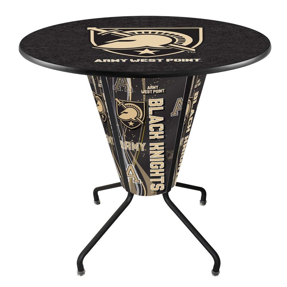Holland Bar Stool Co. 42 in. US Military Academy Pub Table in Black