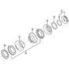 SHIMANO Brake Shoe Set S65T BR-M330 Sold in Packs of 50 Y-8GP9803A view 2