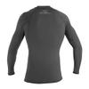 O'Neill Men's Basic Skins UPF 50+ Long Sleeve Rash Guard, Graphite, XX-Large view 3
