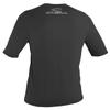 O'Neill UV Sun Protection Mens Basic Skins Short Sleeve Tee Sun Shirt Rash Guard, Black, Small view 4