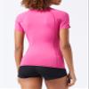 O'Neill Women's Basic Skins UPF 50+ Short Sleeve Rash Guard, Fox Pink, S view 2