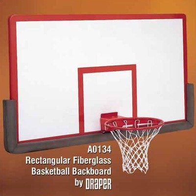Draper A0134, A0023 Rectangular Fiberglass Basketball Backboard Size: 72" W x 42" H Rectangle