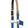 Weaver Leather Adjustable Breakaway Nylon Horse Halter, Blue, Weanling/Pony view 2