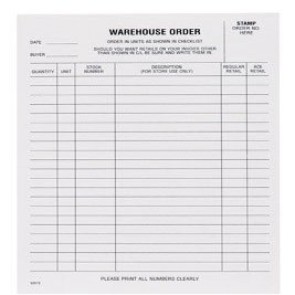 Centurion Warehouse Order Pad