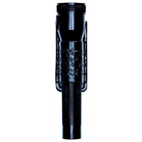 Aker 554 Stinger Flashlight Holder - Open Style - Basketweave - A554-BW